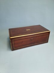 Georgian Large Writing Slope In Rosewood 24"