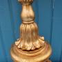 antique floor lamp  gilt wood lamp