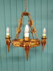 Late 19th Century French Coronet Chandelier 22"