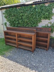 Pair Of 19th-century Oak Bookcases 6 Wide