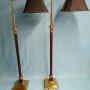 pair of standard  lamps  lighting