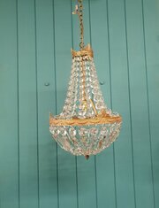  Tent And Bag Chandelier 12"