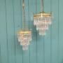  Pair Spike Chandelier With Finials 9
