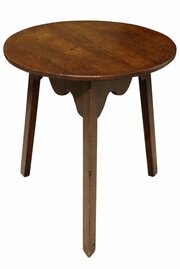 18th Century English Oak Cricket Table