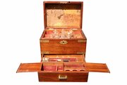  19th Century Mahogany Apothecary Travelling Case