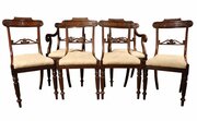 A Good Set Of Six Mahogany Dining Chairs In The Ma