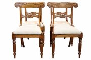 A Set Of 6 William IV Mahogany Dining Chairs