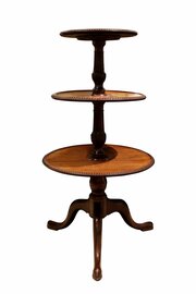 An Elegant Regency Mahogany Revolving Dumb Waiter