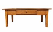 Antique French Farmhouse Cherrywood Coffee Table W