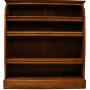 Edwardian Oak Open Bookcase with Hinged Shelves