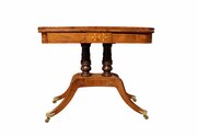 Fine Regency Inlaid Rosewood Card Table 