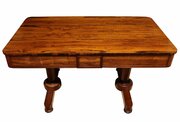 Fine William IV Figured Rosewood Writing Table 