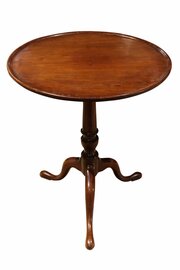 George III Mahogany Snap-Top Occasional Table 