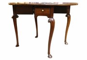 George II Cuban Mahogany DropLeaf Table with Hoof