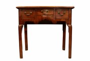 George II Mahogany Lowboy With Three Drawers