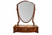 Georgian Mahogany Dressing Table Mirror With Sheil