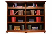 Large Edwardian Mahogany Open Bookcase 