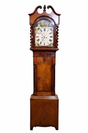 Late 18th / Early 19th C Welsh Oak Longcase Clock