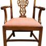 Mid-18th Century Walnut Armchair – Pierced Interla