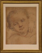 Mid-19th Century Pencil Portrait Of A Young Boy, C