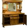 Oak mirror back Sideboard