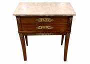  Ormolu Mounted Two Drawer Console Table