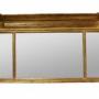 Regency Giltwood Overmantel Mirror – Triple Plate 