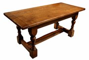 Solid Oak Refectory Dining Table