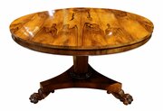 Superb William IV Rosewood Round Breakfast Table