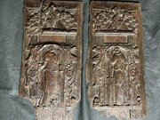 Pair Of 16th Century Oak Carved Panels