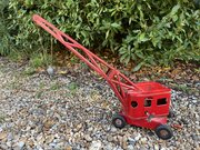 Vintage Tinplate Toy Crane By Joustra
