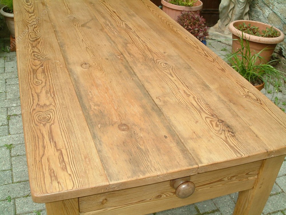 A Restored Old Pine Table Antiques Atlas