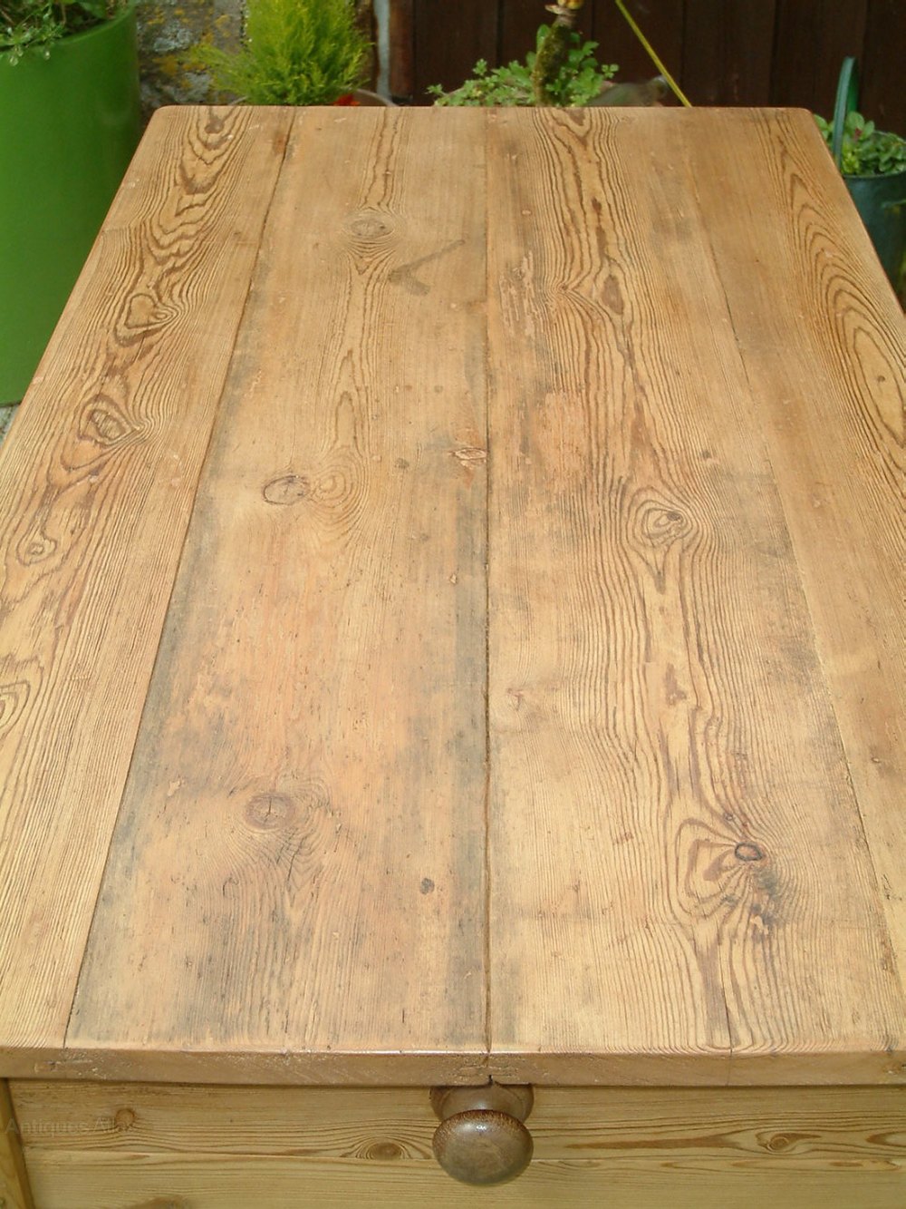 A Restored Old Pine Table Antiques Atlas