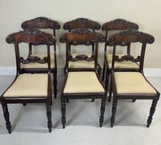 Set Of Six William IV Mahogany Dining Chairs