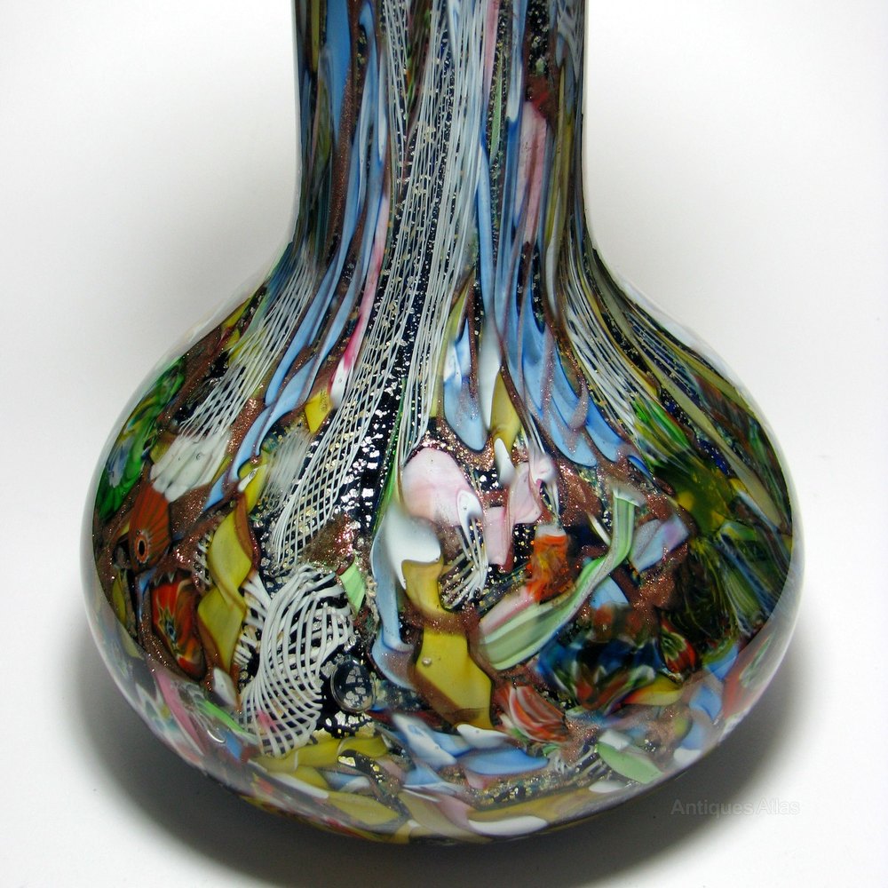 Antiques Atlas Large Murano Arte Vetraria Muranese Glass Vase