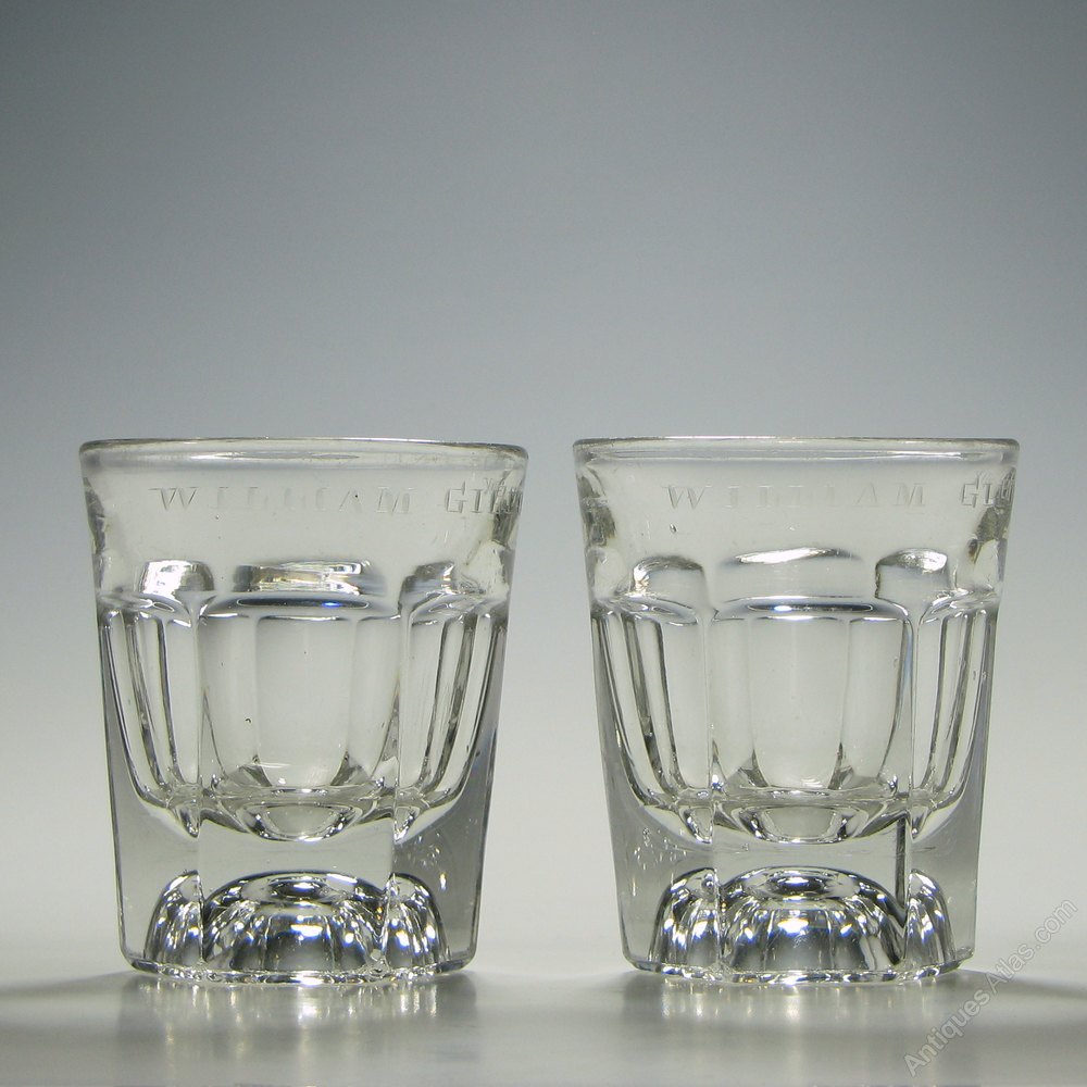 Antiques Atlas Pair Of Engraved Victorian Glass Tumblers C1880