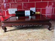 Late Qing Dynasty Large Chinese Rosewood Stand