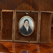 18th Century Georgian Gentleman’s Portrait Miniatu