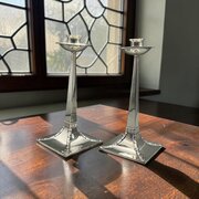 Pair Of James Dixon & Sons Arts And Crafts Sterling
