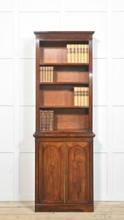 19th Century Rosewod Open Bookcase