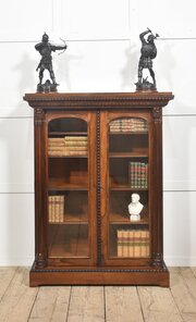 19th Century Rosewood Glazed Bookcase