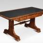 19th Century rosewood library table