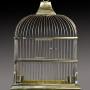 Large Brass Birdcage