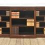Mahogany Breakfront Open Bookcase