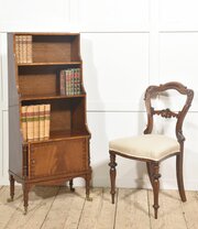 Mahogany Waterfall Bookcase