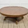 Mahogany Circular Coffee Table