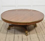 Mahogany Circular Coffee Table