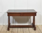 Mahogany Two Drawer Writing Table