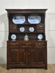 Welsh Oak Dresser And Rack