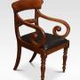 William IV mahogany Carver Armchair